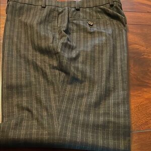 Striped Black Trousers